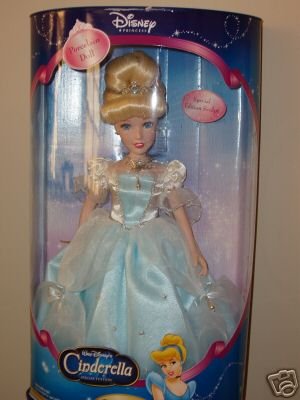 Childrens Toyshop  Toys : DISNEY PRINCESS Cinderella Brass Key Keepsakes Doll 14"