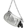 Coach 15892 Etched Storypatch Small Evening Bag Silver