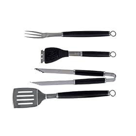 Brinkmann 9027 Stainless-Steel 4-Piece Barbecue Tool Set by 