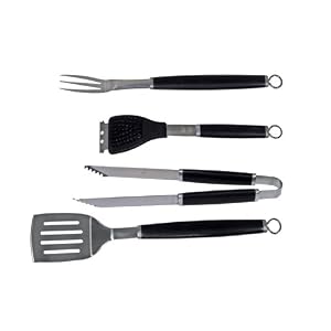 Brinkmann 9027 Stainless-Steel 4-Piece Barbecue Tool Set by 