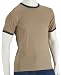Fruit of the Loom Ringer T-Shirt, khaki-graphite, Größe: XL