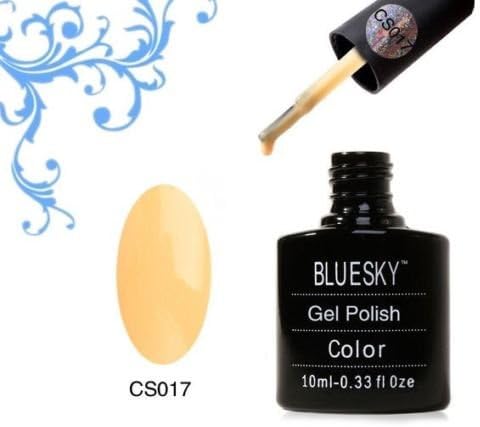 Bluesky Soak Off UV LED Gel Nail Polish CRYSTAL SPARKLE Golden Meringue CS17