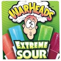 Warheads Extreme Sour Freezer Pops Freeze and Eat 10 Pops Pack of 2 (20 Pops Total)
