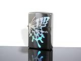 ZIPPO ジッポ ライター レインボーバタフライ シャイニー SH-BKの画像