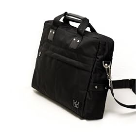 CaseCrown Smart Briefcase with Shoulder Strap (Black) for Sony VAIO VGN-SR250J H 13.3-Inch Laptop