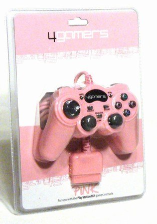 4gamers - 8 Way D-Pad Mini Size Controller Pink für PlayStation 2