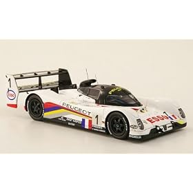 Peugeot 905 EV1 Ter, No.1, Esso, 24h Le Mans, 1993, Model Car, Miniature d�j� mont�e, Spark 1:43