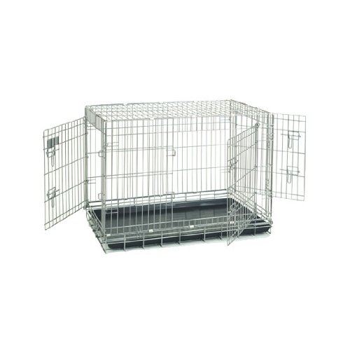 Childrens Toyshop  Pet Supplies : Precision Pet Deluxe Large 5000 Great Crate  42x28x31inch,  Sterling