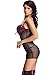 Amoretu Womens Polka Dot Underwire Bodycon Chemise Dress