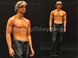 MD-HAM25 Realistic Male Mannequin Fleshtone Fiberglass