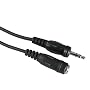 Hama - 30449 - Connectique - Rallonge 1 Jack femelle st�r�o 3,52 mm / 1 Jack m�le st�r�o 3,52 mm - 5 m