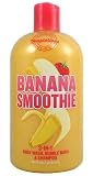 Bath & Body Works Temptations Banana Smoothie 3 in 1 Body Wash, Bubble Bath, & Shampoo 16 Oz
