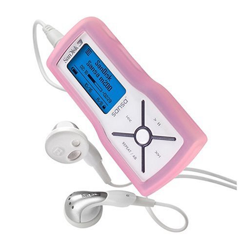 Childrens Toyshop  Electronics : SanDisk Sansa m200 Silicone Case Pink