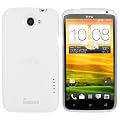 mumbi silicone TPU Coque HTC One X -Silicon �tui Housse Protecteur Case Blanc Transparent