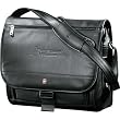 Wenger Executive Leather Compu-Saddle Bag Black 9350-16BK
