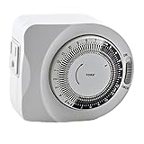 Tork 405A 24 Hr Heavy Duty Mechanical Timer - 2 Grounded Outlets
