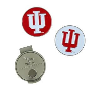 NCAA Indiana Hat Clip and 2 Golf Ball Markers