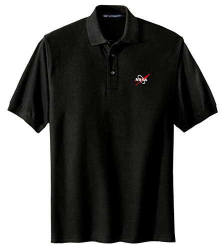 Spiffy Custom Gifts Nasa Vector Wing Embroidered Polo Shirt