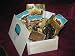 Mountain America Jerky Salmon Cheese Nuts Gift Box : Beef, Buffalo, Elk, Sockey Salmon, Smoked Cheddar, Smoked Pistachio Nuts, & MORE
