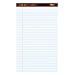 TOPS Docket Gold Pads, Legal Rule, 8.5 x 14 Inches, 20 lb. Bond, Perforated, White, 50 Sheets/Pad, 12 Pads/Pack (63990)