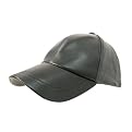 Daxx Leather Cap - Black