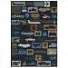 Young Attitudes Destinations Outer Space Multi Novelty Rug Size: 3'3 x 4'8