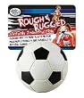 Four Paws Rough & Rugged Soccer Ball with Bell - 2 3/4" Four Paws Rough & Rugged Soccer Ball with Bell - 2 3/4"