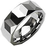 Spikes Tungsten Carbide Prism Ring