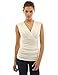 PattyBoutik Women's Mesh V Neck Empire Waist Top