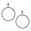 Presents Ideas Silver Gemstone Earrings 1.5 inches (erg025)