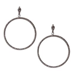 Mothers Day Gift Idea Earrings Sterling Silver Jewelry 2.5 inches (erg201)