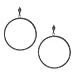 Mothers Day Gift Idea Earrings Sterling Silver Jewelry 2.5 inches (erg201)