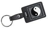 Yin Yang Leather Key Chain