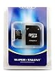 SUPER TALENT microSDHC 4GB��SD�Ѵ������ץ����� MSD4GBST/R �����ѡ�������
