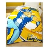 Lazy Town Sportacus Fleece Blanket, Kids Children Room Decor