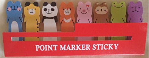 Various Animals Two-sided Printing Post-it(30 Sheets/pad × 8pcs)