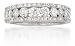 Diamond & Platinum Wedding Band Ring (1.15ct)