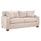 Capri Microsuede Sleeper Sofa - Beige (Full)