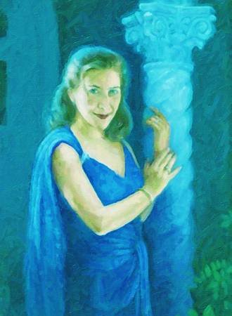 Custom Order #LA-9R9, Oil on Canvas, Custom Painting of The Person You Love, For 1 Person of Customer's Choice, Style: Expressionism, with Signature Text 