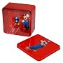 SUPER MARIO FIGURE TINS MARIO & BOMB-OMB