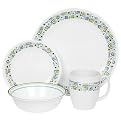 Corelle Livingware Chocolate Mint 16-pc. Dinnerware Set
