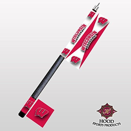 HOOD SPORTS PRODUCTS 1960-WIS WISCONSIN 2-PIECE CUE STICK