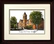 University of Central Oklahoma Alumnus Alumnus 14x18 Mahogany Framed Collegiate Lithograph