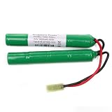 truCELL High Performance 9.6V 1600mAh NiMH Automatic Electric Airsoft Battery Pack for ICS... by Accessory Genie