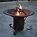 Bond 66034 Mendocino Steel Fire Pit With Lava Rock