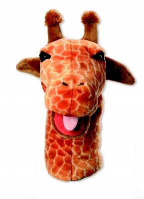 Childrens Toyshop  Third Party New : Zoo Animal Hand Puppet - Giraffe
