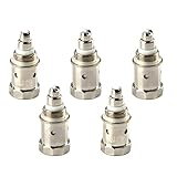 Discoball - 5 x 1.2 ohm Replacement Coils Atomizer Head for G3 E cigarettes | Electronic Cigarettes Clearomiser | Electronic Cigarette Atomizer | Eshisha Kit | Silver Color