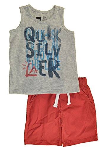 Quiksilver Little Boys' Gray Tank Top with Shorts