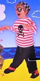 Kid's Pirate Dressing Up Outfit (Age 3-5 approx)