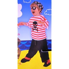 Kid's Pirate Dressing Up Outfit (Age 3-5 approx)